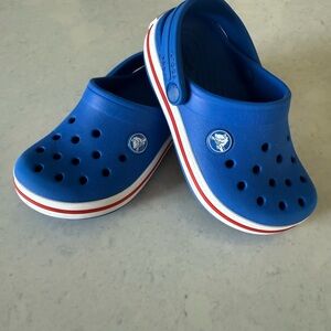 CROCS Crocband Clogs Bright Blue Toddler Size 9C